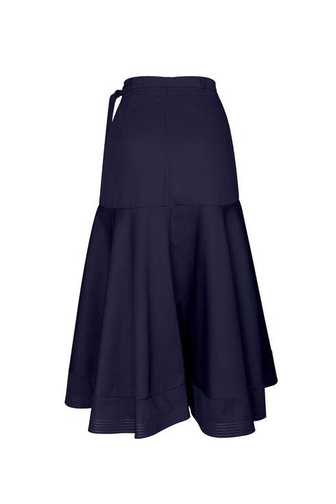 Secret Garden Skirt Solid Navy