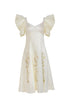 Lovely Lilies Dress Ivory Gold