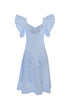 Lovely Lilies Dress Baby Blue