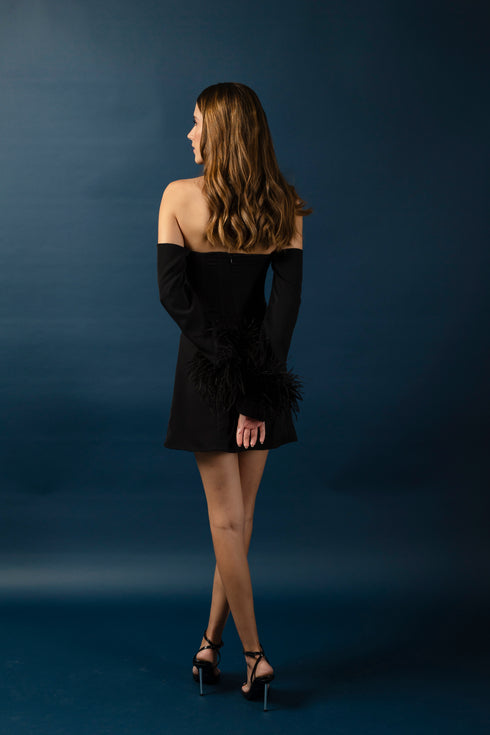 Anniversary Mini Dress Black