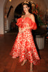 Amar Dress Flower Orange