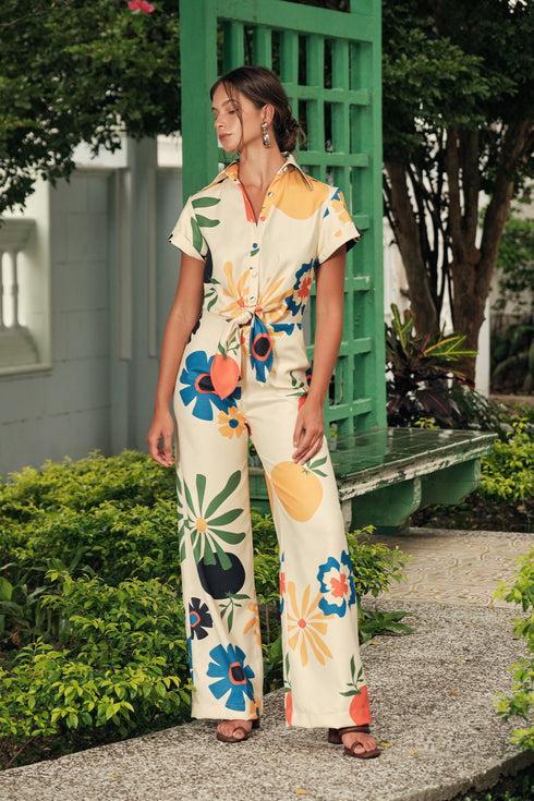 Bahama Jumpsuit Sand