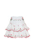 Lovely Tulip Mini Skirt Ivory