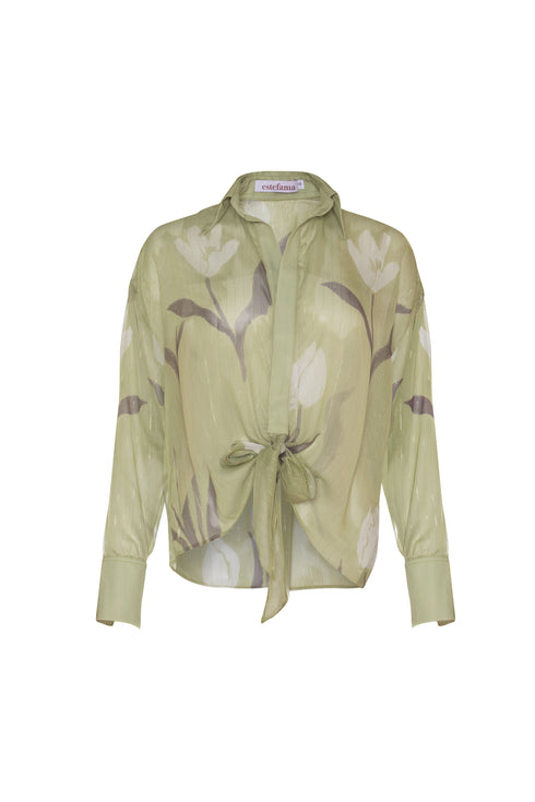 Secret Garden Blouse Green