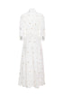 Camellia and Lilies Dress Ivory