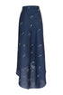 Lovely Tulip Skirt High and Low Navy