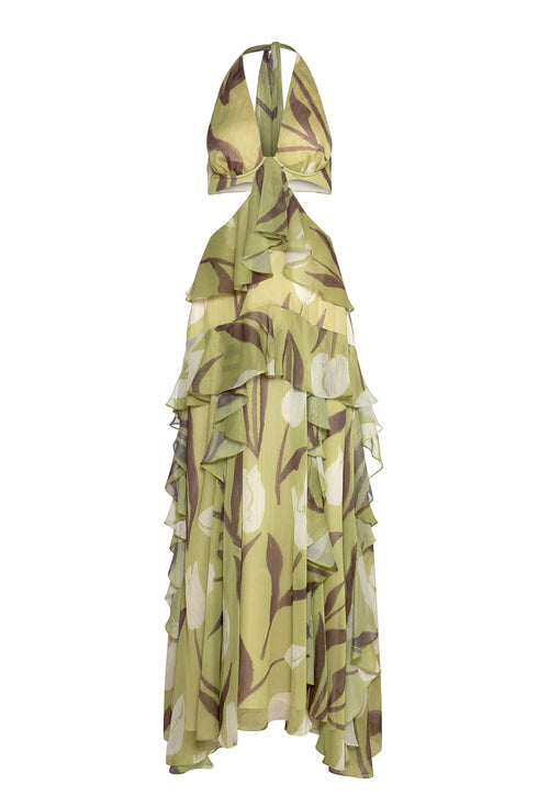 Secret Garden Dress Apple Green