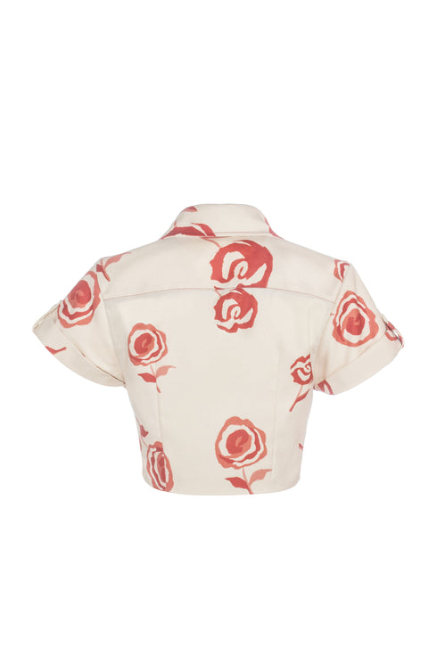 Rosetta Blouse Red