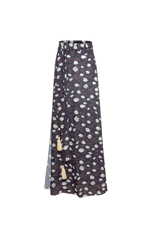 Secret Garden Sarong Navy