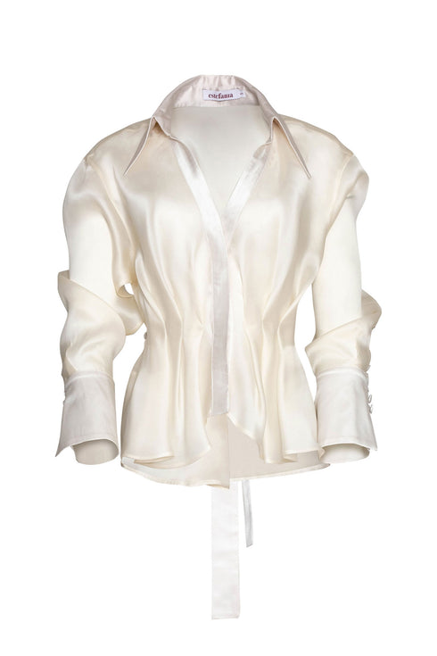 Camellia Blouse Ivory
