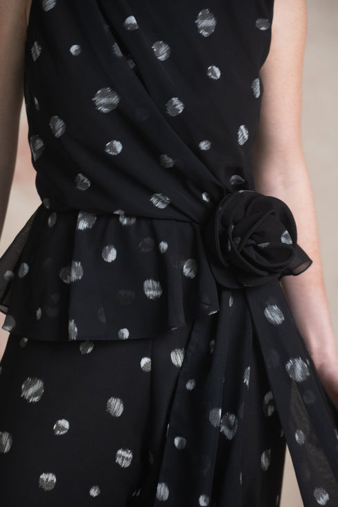 Blouse Notte Polka Black