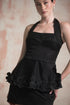 Fiore Top Peplum Black