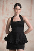 Fiore Top Peplum Black