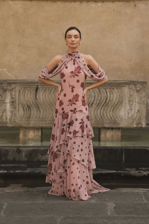 Vesubio Dress Cherry Blush