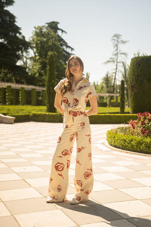 Rosetta Pant Red