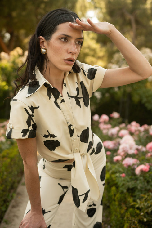 Rosetta Blouse Black