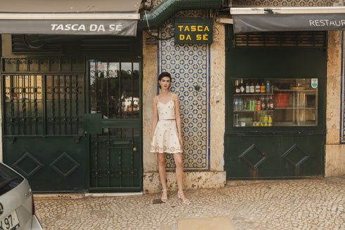 Inamorata Mini Skirt Cream