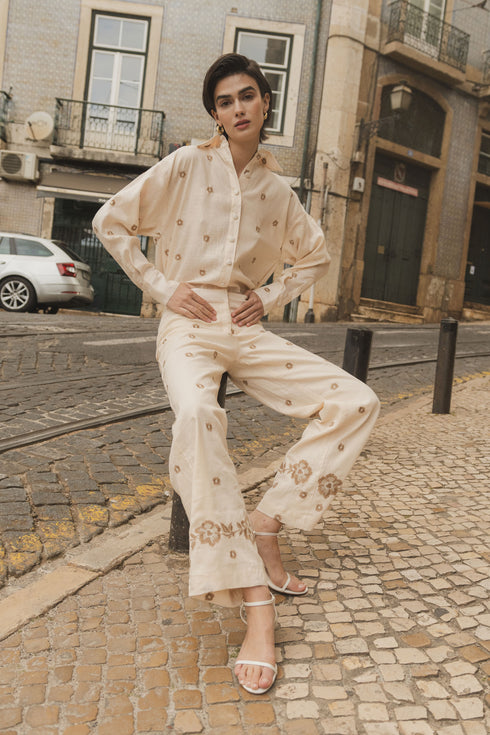 Camomila Button Down Shirt Cream