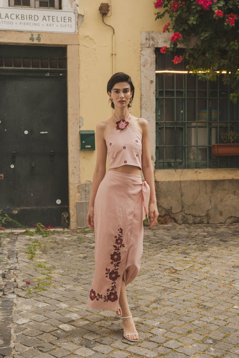 Inamorata Halter Top Cherry Blush