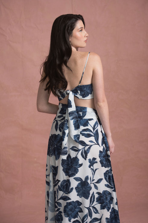 Bellini Crop Top Blue