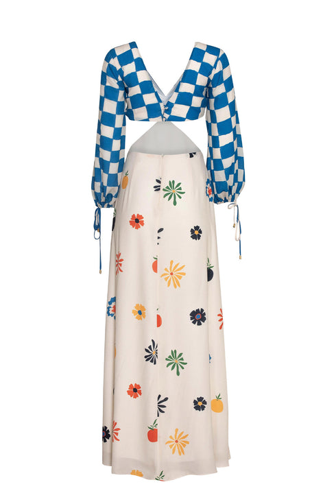 Dolce Vita Maxi Dress Sand Turquoise