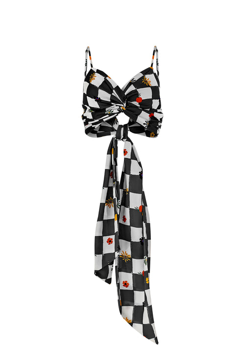 Checkers Midnight Top Dark Navy