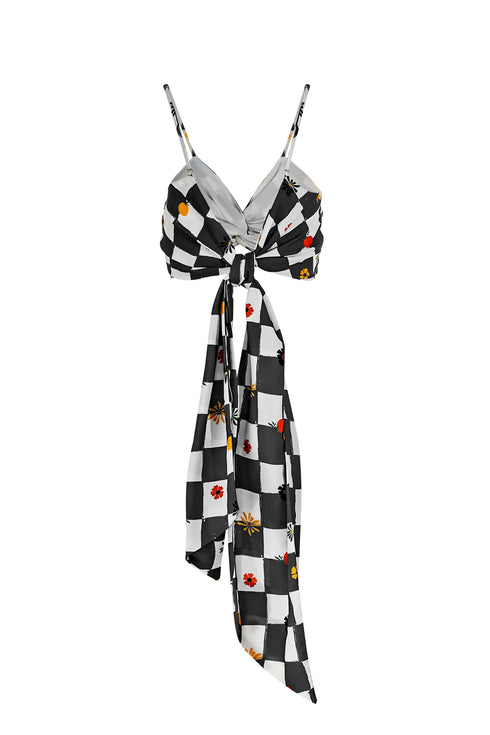 Checkers Midnight Top Dark Navy