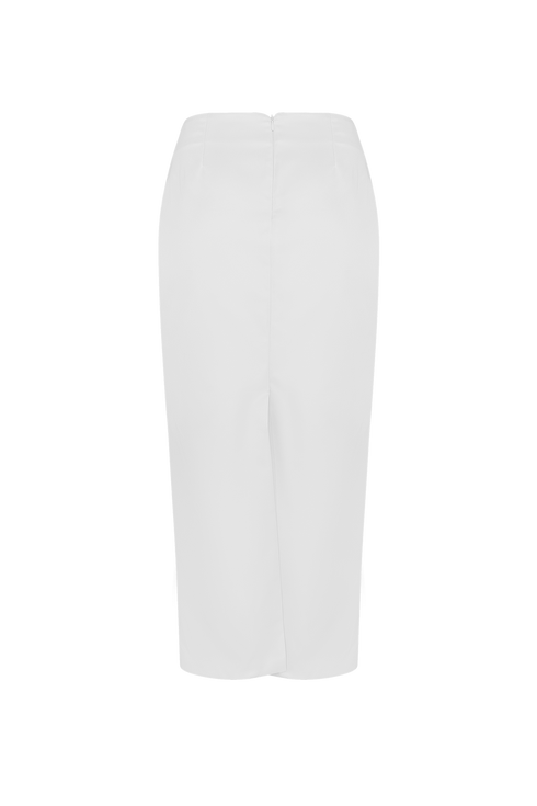 Fiore Pencil Skirt Ivory