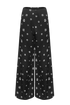 Notte Polka Pants Black