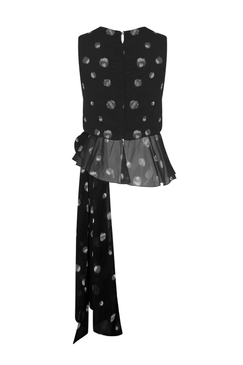 Blouse Notte Polka Black