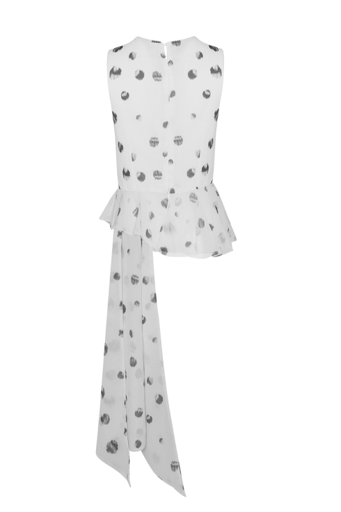 Blouse Notte Polka Ivory