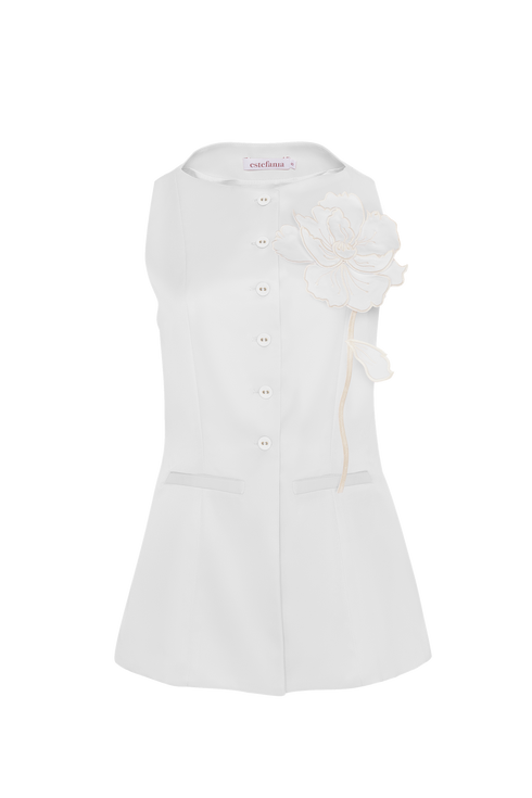 Fiore Vest Ivory