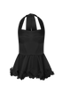 Fiore Top Peplum Black
