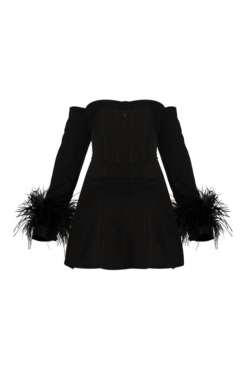 Anniversary Mini Dress Black