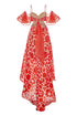 Amar Dress Flower Red