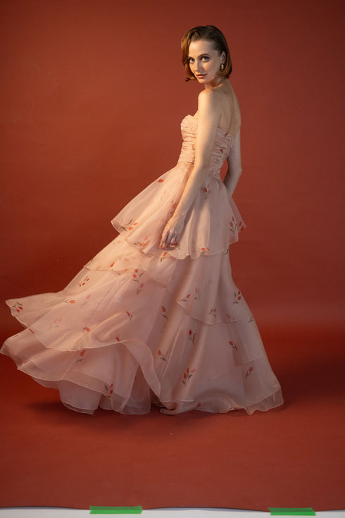 Lovely Tulip Dress Pink