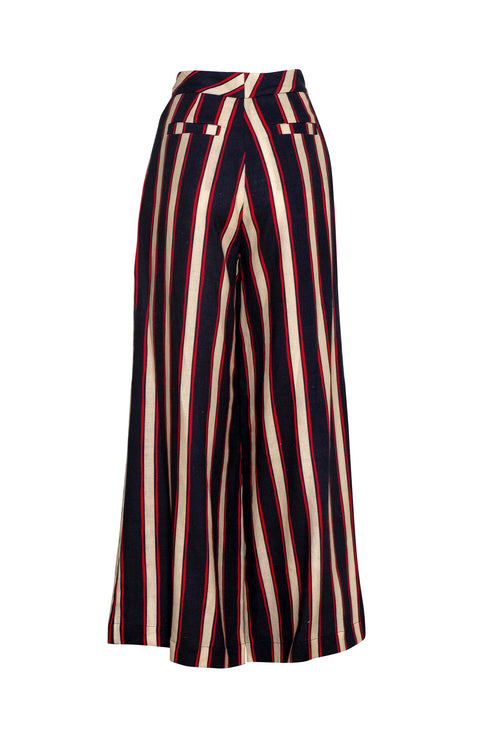 Marine Stripe Pant Caviar Midnight