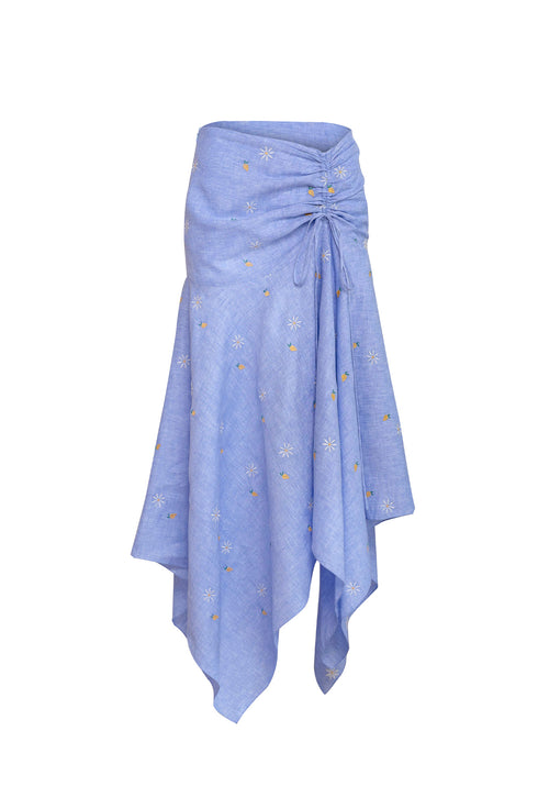 Vela Skirt Mango Camomile Blue