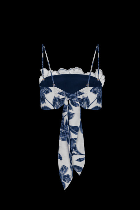 Bellini Crop Top Blue