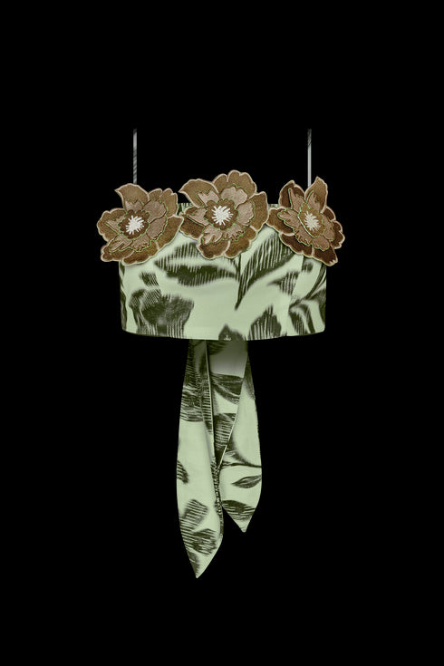 Bellini Crop Top Green