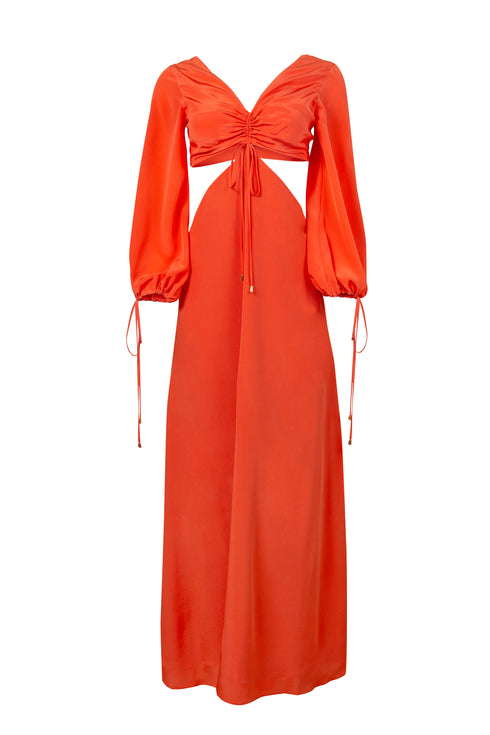 Dolce Vita Maxi Dress Orange Aperol