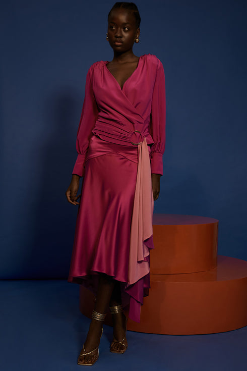 Laila Blouse Hibiscus Pink