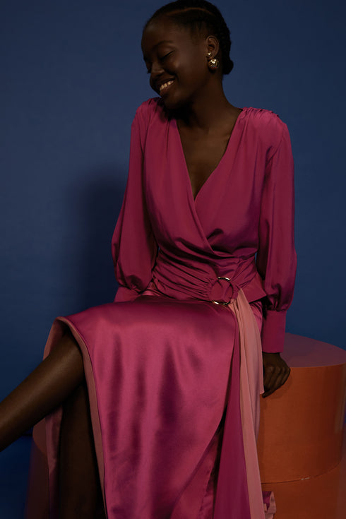 Laila Blouse Hibiscus Pink