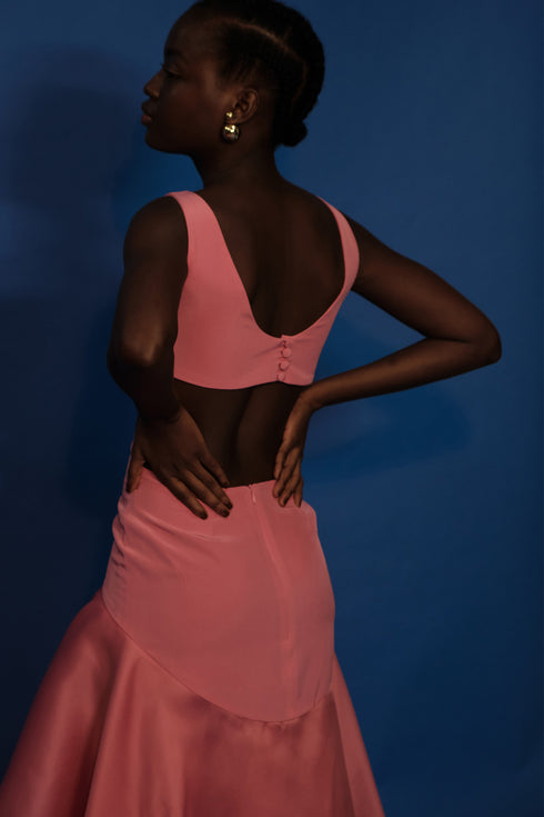 Lemon Dream Dress Rose Sorbet