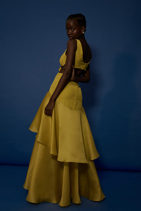 Lemon Dream Dress Lime Sorbet