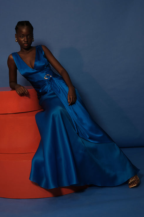 Sonata Dress Royal Blue