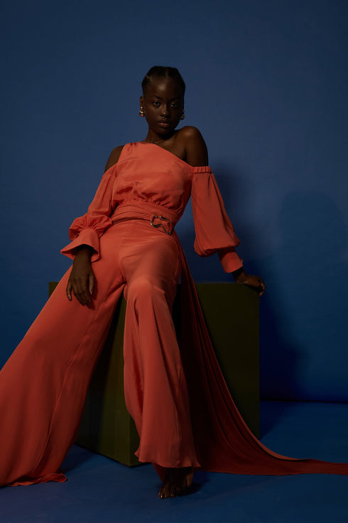 Cosmo Jumpsuit Aperol Orange
