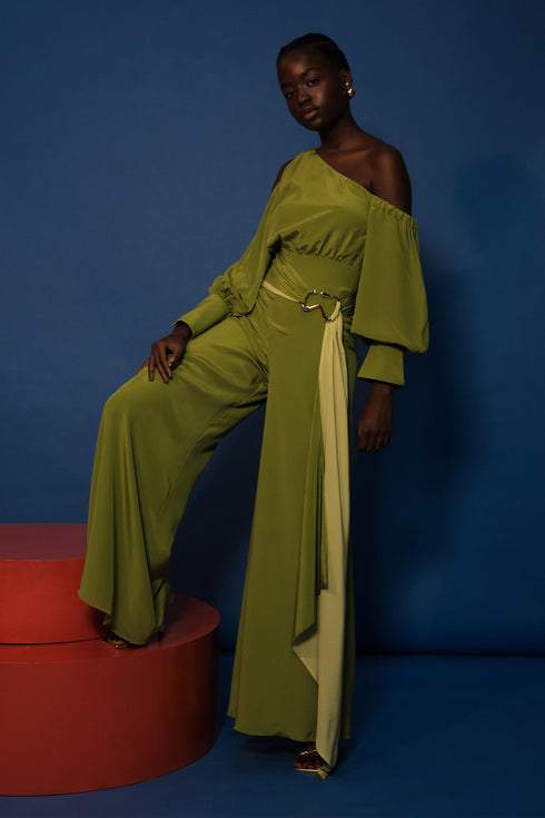 Cosmo Jumpsuit Island Green
