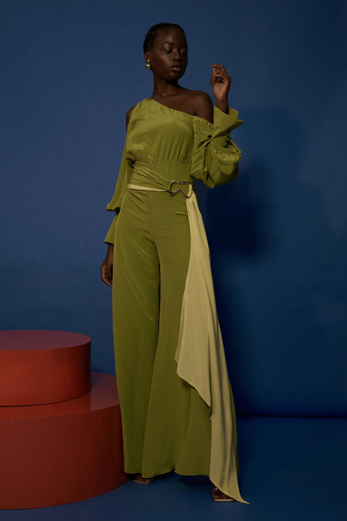 Cosmo Jumpsuit Island Green