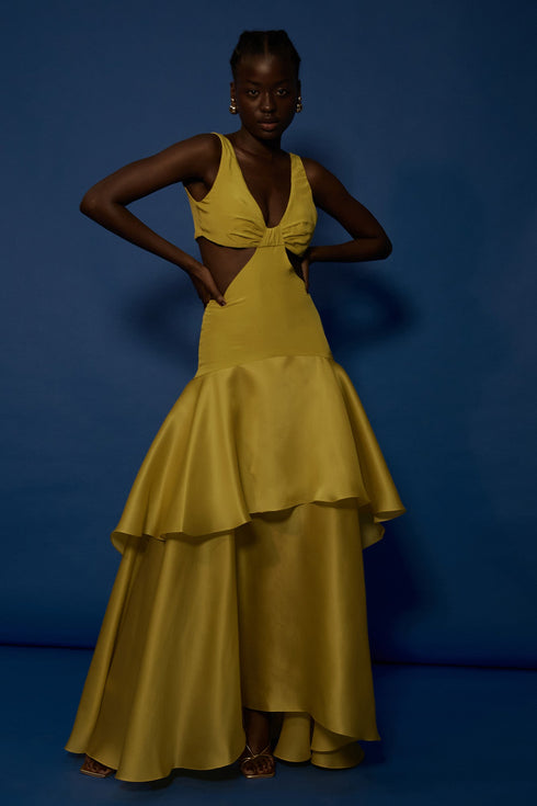 Lemon Dream Dress Lime Sorbet